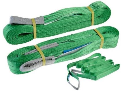 Zvedací pás nosnost 2000kg, délka 5m, zelený