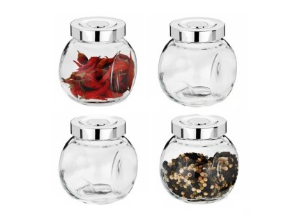 KELA Kořenky ROSA sklo sada 4 ks KL-11920