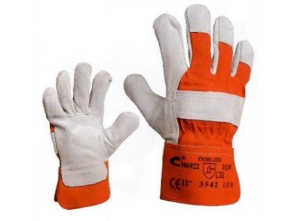 Pracovní rukavice, hovězí štípenka, velikost 11