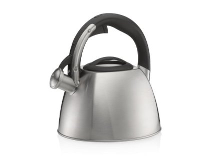 KELA Konvice pískací Vitus nerez 2,4l, stříbrná matná KL-12078