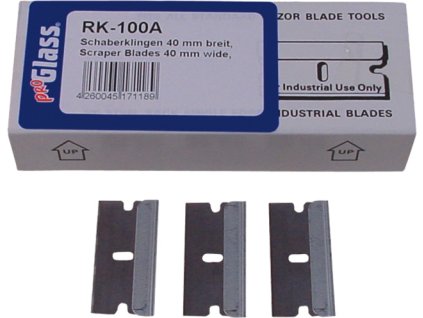 Náhradní čepel do šrabky skla 40mm 100ks-PROGLASS RK-100A