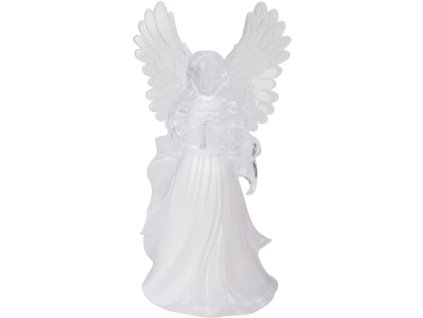 HOMESTYLING Vánoční dekorace anděl svíticí 30 cm KO-AX5350950knih