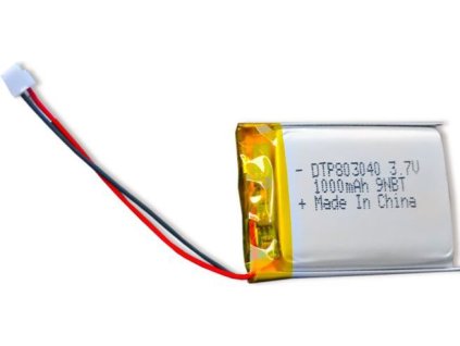 Akumulátor LiPo 3,7V/1000mAh 803040 /Nabíjecí baterie Li-Pol/