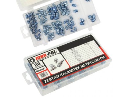 Mazací hlavice (metrický závit), sada 70ks MAR-POL