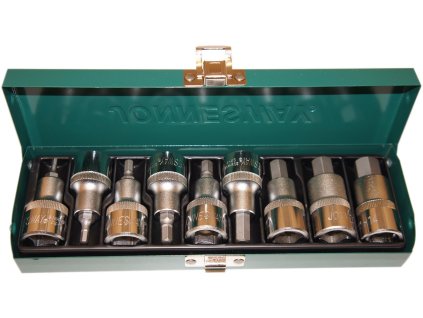 Sada zástrčných hlavic Imbus, 1/2", velikosti H3 - H14 - JONNESWAY S09H4109S