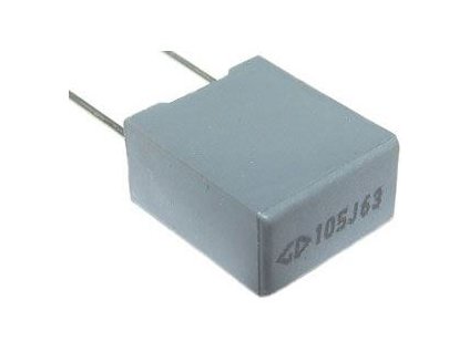 1u/63V CF3, svitkový kondenzátor radiální RM7,5