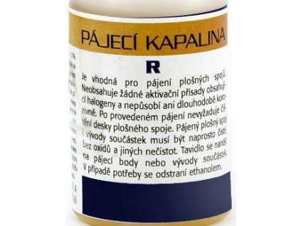 Kapalina pájecí R, bezoplachová 500ml pro pájení plošných spojů