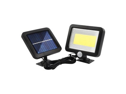 LED solární světlo 180lm, senzor pohybu, 15x12,7x2,5cm