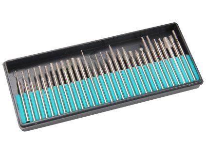 Diamantová brusná tělíska, sada 30ks