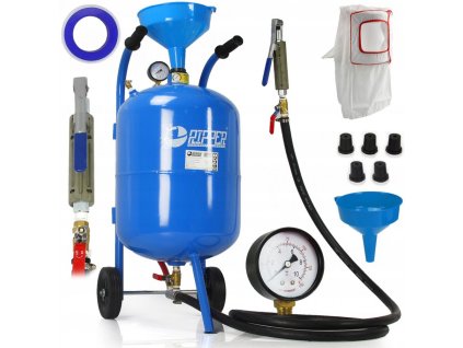 Mobilní tryskací jednotka - pískovačka, 38 l, včetně příslušenství