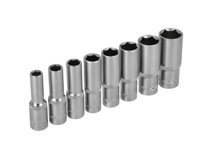 Sada nástrčných klíčů prodloužených . 1/2” 8ks STALCO S-54059
