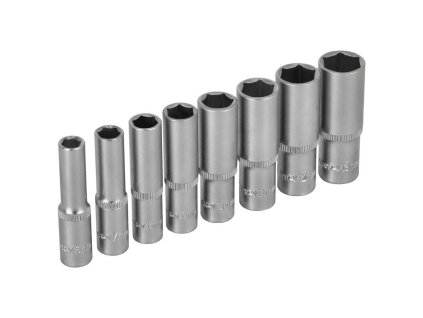 Sada nástrčných klíčů prodloužených . 1/4” 8ks STALCO S-54061