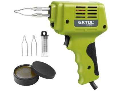Pistole pájecí transformátorová s příslušenstvím 175W, EXTOL CRAFT
