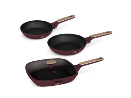 BERLINGERHAUS Sada pánví s titanovým povrchem 4 ks Leonardo Nordic Collection BH-8304