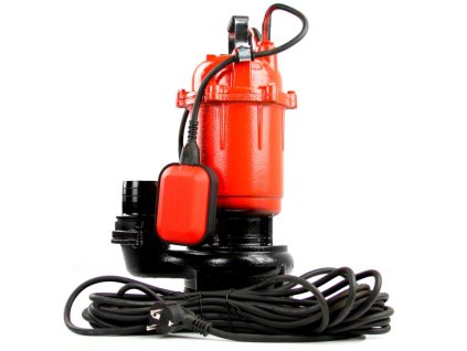 Kalové čerpadlo do studny a septiku 750W s plovákem Litina MAR-POL