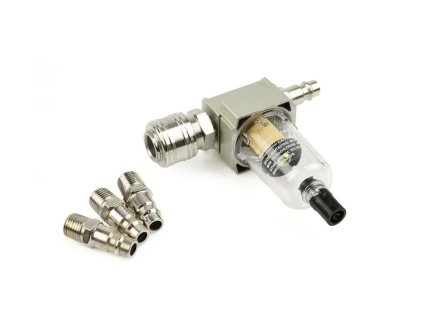 Vzduchový filtr s odlučovačem vody 1/4" GEKO