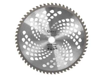 Kotouč vidiový pro křovinořezy 255x25, 4 mm, 60 zubů, GEKO