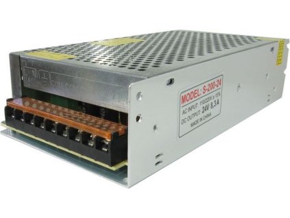 Průmyslový zdroj S-240-24, 24V=/240W spínaný