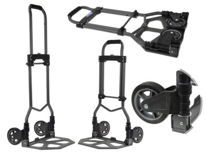 Přepravní vozík skládací, plochý - rudl 80kg GEKO