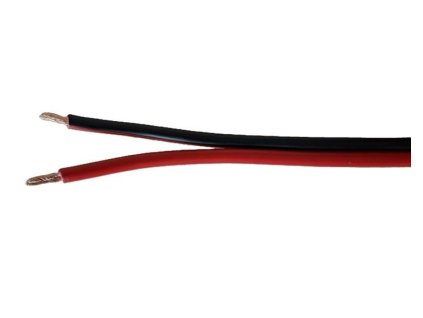 Dvojlinka 2x2,5mm2 CCA, 13AWG, červeno-černá