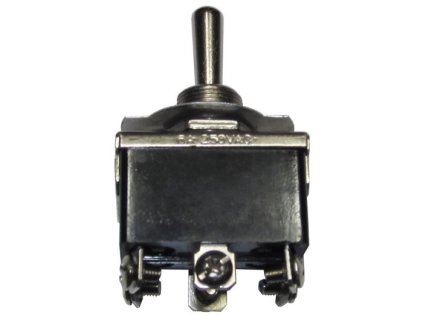 Přepínač páčkový KN3C-213, ON-OFF-(ON) 2pol.250V/10A