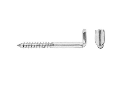 Skoba s drážkou 4,4x50