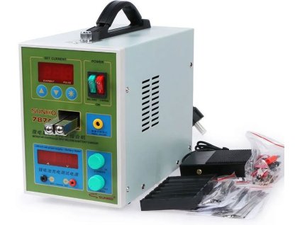 Bodová svářečka baterií SUNKKO 787A+ s nabíječkou Li článků