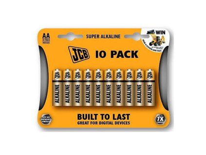 JCB SUPER alkalická baterie LR06,(AA) blistr 10ks