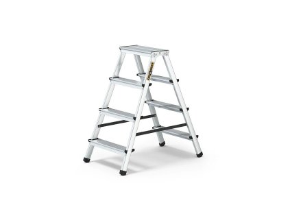 Schůdky oboustranné Drabest, 125kg, 2x4 stupně