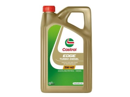 Motorový olej Castrol EDGE TURBO DIESEL 5W40 TITANIUM FST 5L