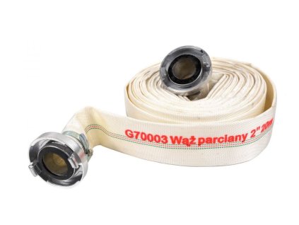 Požární hadice 2", se spojkami, 20 m GEKO