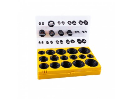 Těsnění O kroužky, gumové, 420ks