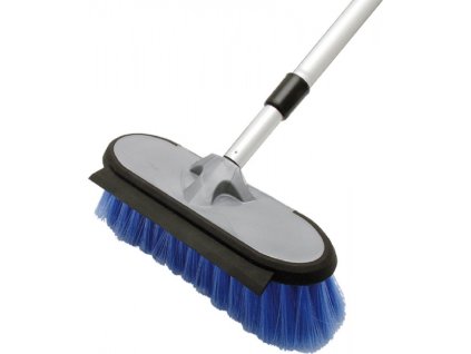 Průtokový kartáč 30x14 cm se stěrkou, pro mytí velkých vozidel