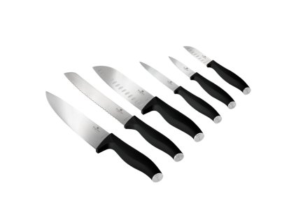 BERLINGERHAUS Sada nožů nerez 6 ks Matte Black Collection BH-2950