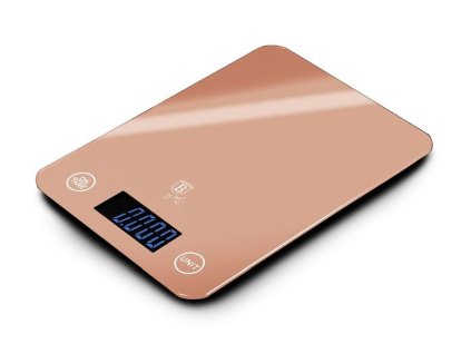 BERLINGERHAUS Váha kuchyňská digitální 5 kg Rosegold Metallic Line BH-9352