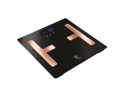 BERLINGERHAUS Osobní váha Smart s tělesnou analýzou 150 kg  Black Rose Collection BH-9528