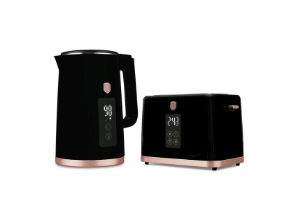BERLINGERHAUS Rychlovarná konvice + toustovač 2200W sada Black Rose Collection BH-9540