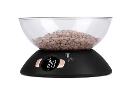 BERLINGERHAUS Váha kuchyňská s miskou Black Rose Collection BH-9620