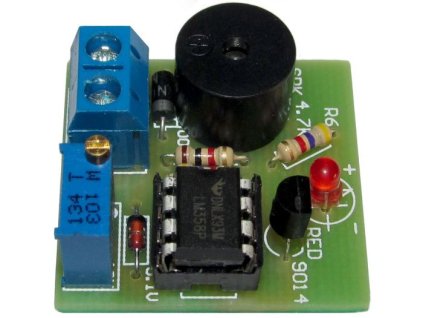 Signalizace vybité baterie 12V - STAVEBNICE