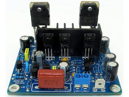 Zesilovač 2x 100W, 2x modul MX50,  STAVEBNICE