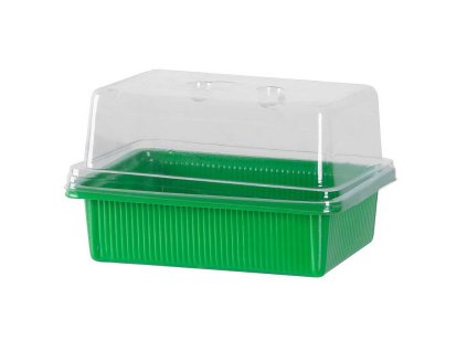 Minipařeniště s víkem 1 sazenicové pole, 19,7x14x11cm