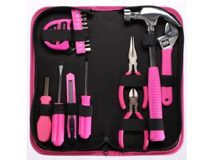 LADY - sada nářadí HOME PINK, 20 dílů - SIXTOL