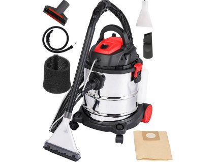 Elektrický vysavač průmyslový s funkcí tepování MWD211/3v1, 20L, 1600W