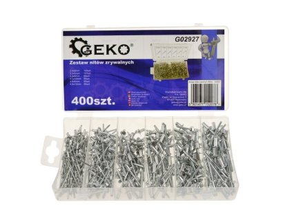Sada trhacích nýtů 400ks GEKO