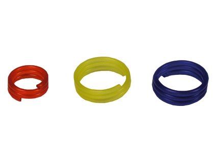Kroužek na drůbež ¤18mm modrý 20ks