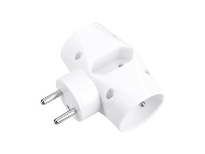 Rozbočka 2,5A + 2x10A, bílá