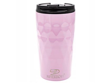 Hrnek termo nerez 380ml  MEYERHOFF DIAMOND růžová