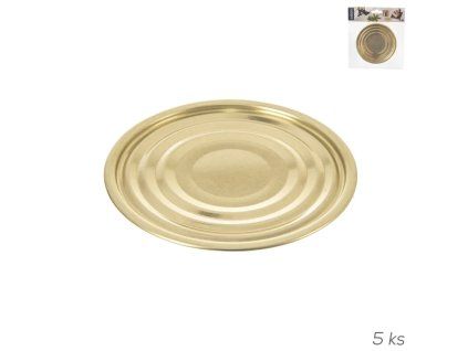 Víčko konzervy plechovky ¤11cm 5ks