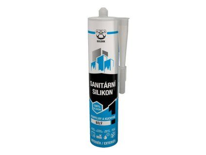 Sanitární silikon BULDOK transparentní 280ml