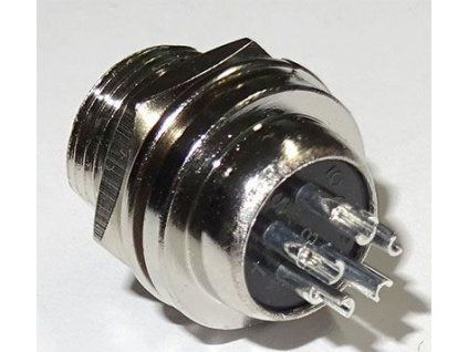 GX12 konektor 5p panelový